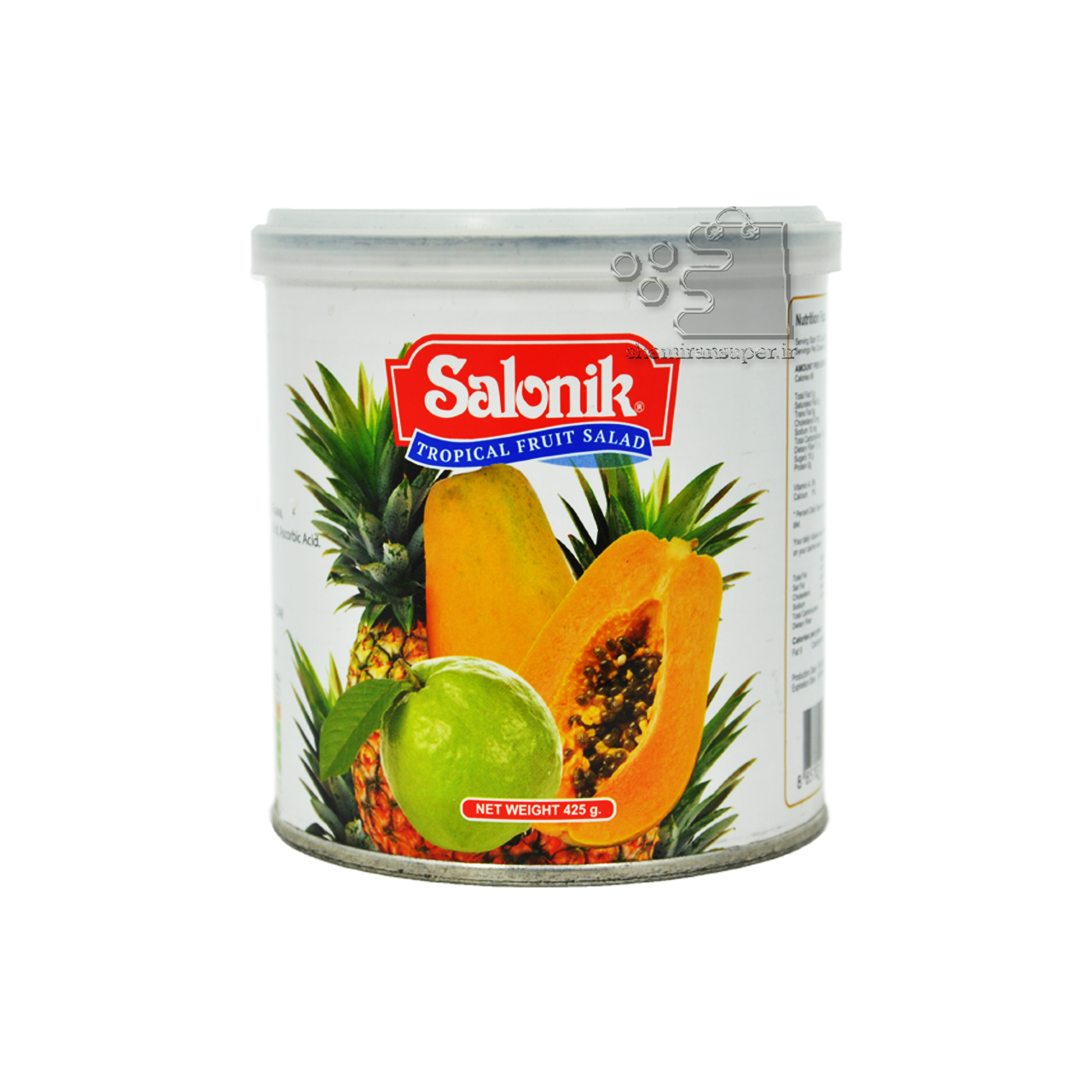 کمپوت میوه های استوایی 400 گرم سالونیک - salonik