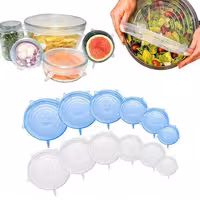 درپوش سیلیکونی ظروف 6 عددی

