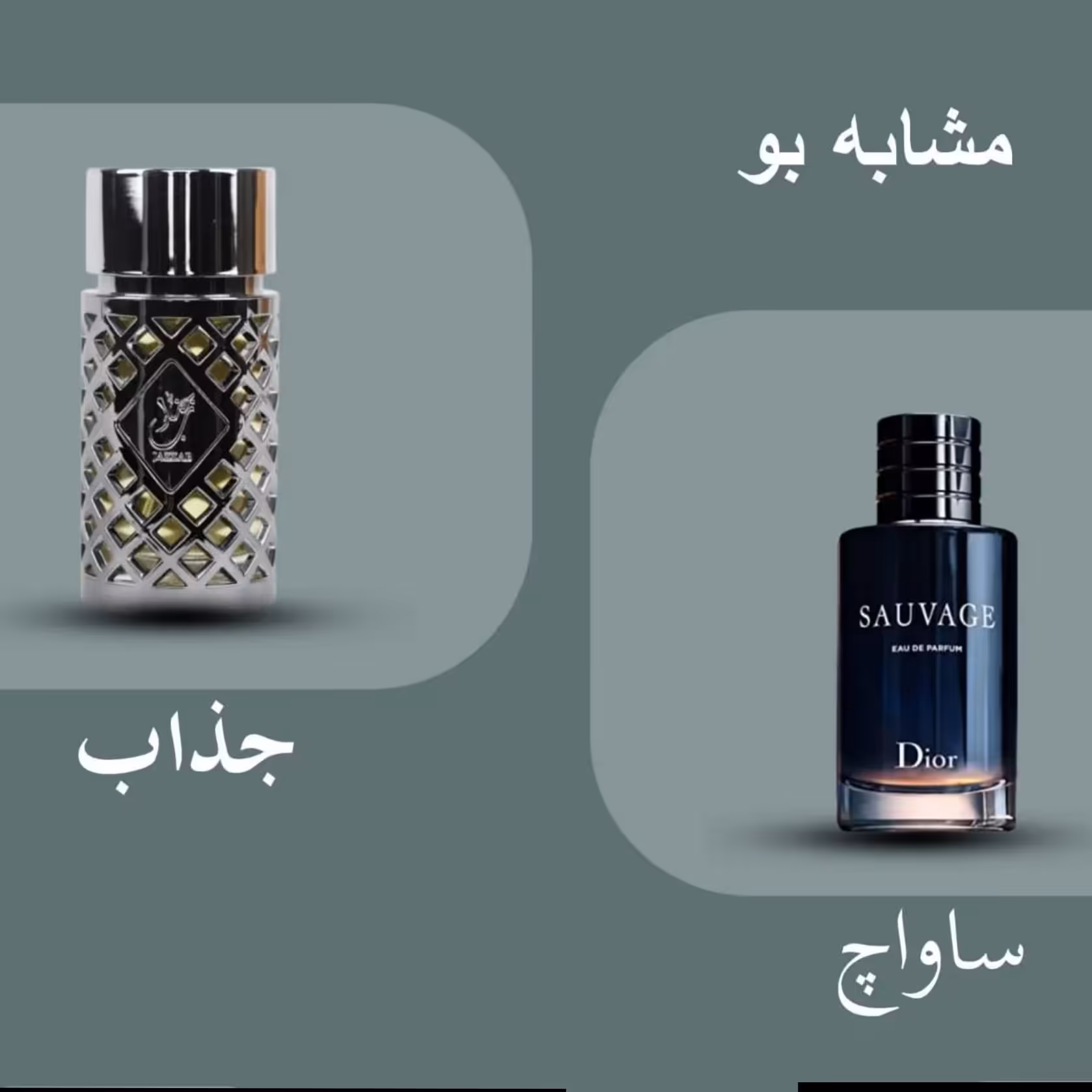 ادکلن جذاب نقره ای مردانه اصلی