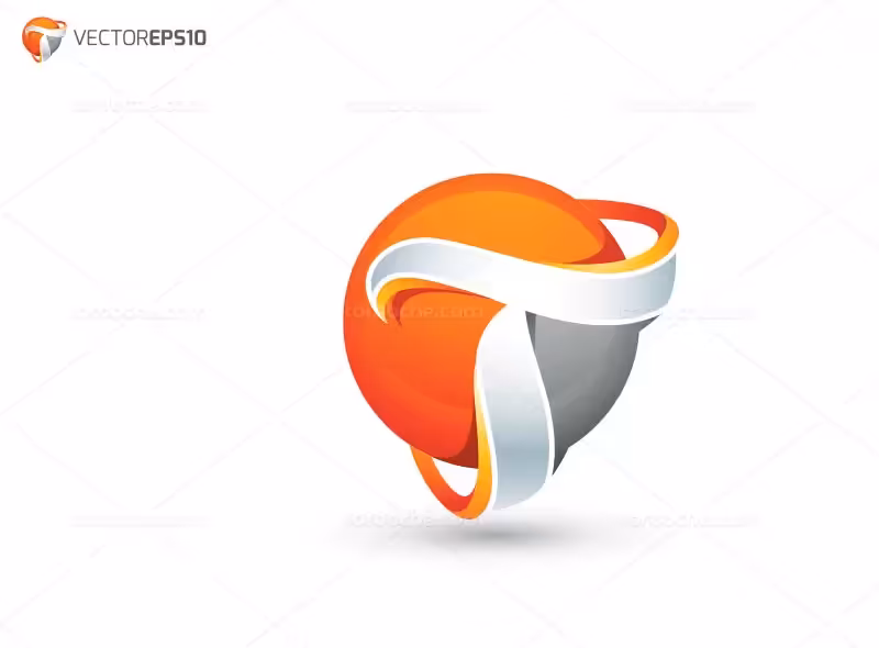 وکتور لوگوی حرف T خلاقانه | گرافیک با طعم تربچه