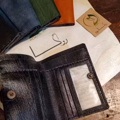 کیف پول چرم طبیعی روگا چرم