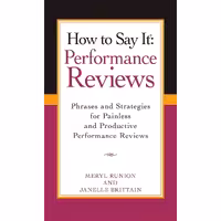 کتاب زبان اصلی How To Say It Performance Reviews انتشارات Prentice Hall Press