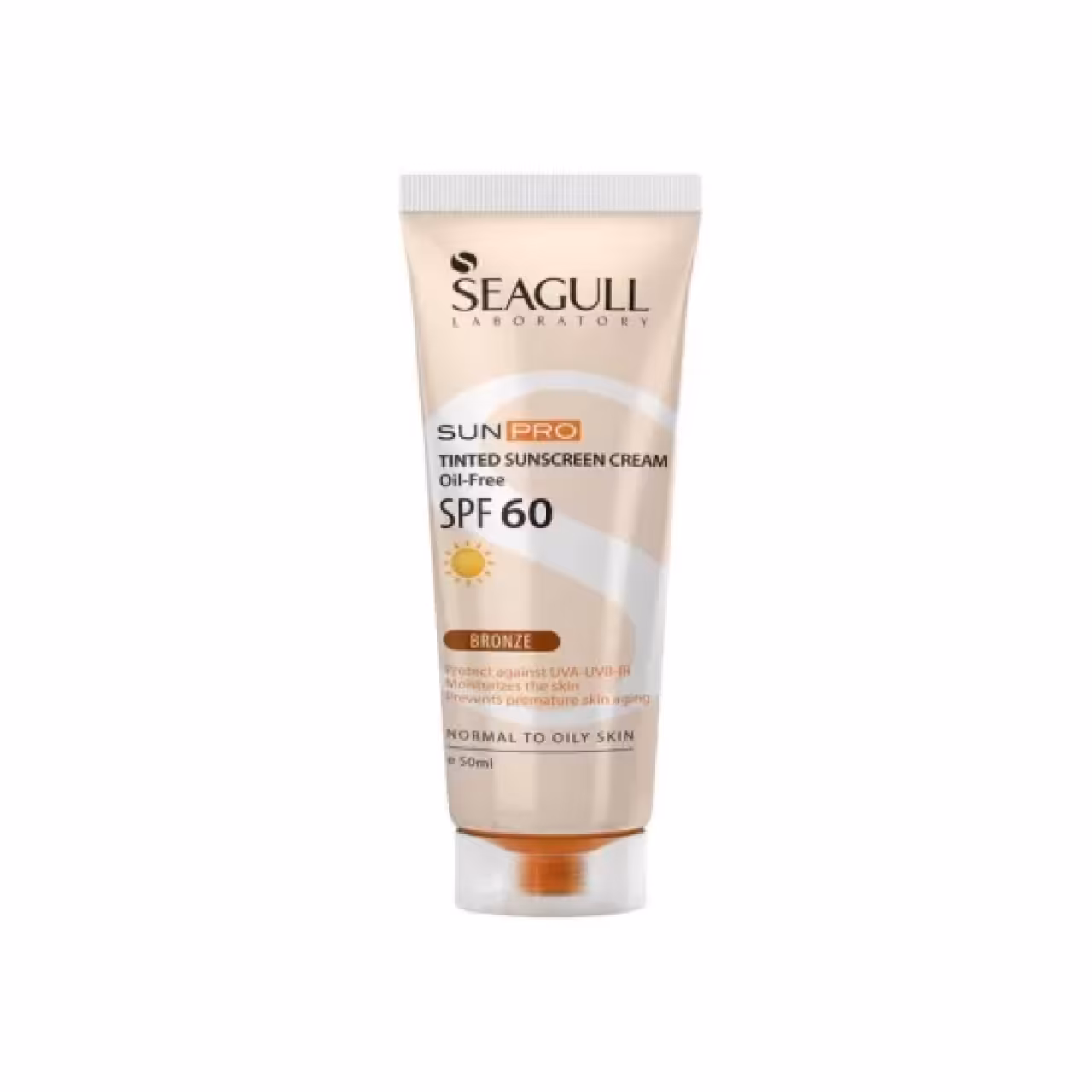 کرم ضد آفتاب سی گل SPF60 رنگی فاقد چربی 50 میلی لیتر