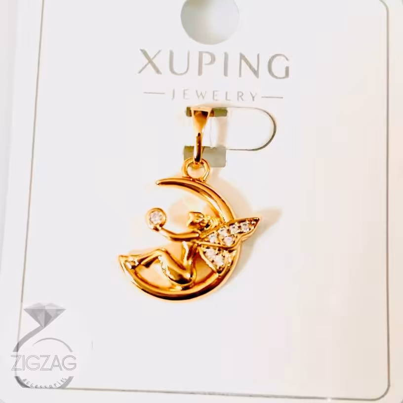 آویززنانه استیل رنگ ثابت ضد حساسیت ( پلاک ژوپینگ) 