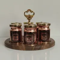 ست جا ادویه مسی حکاکی شده نانو شده ساخت زنجان 