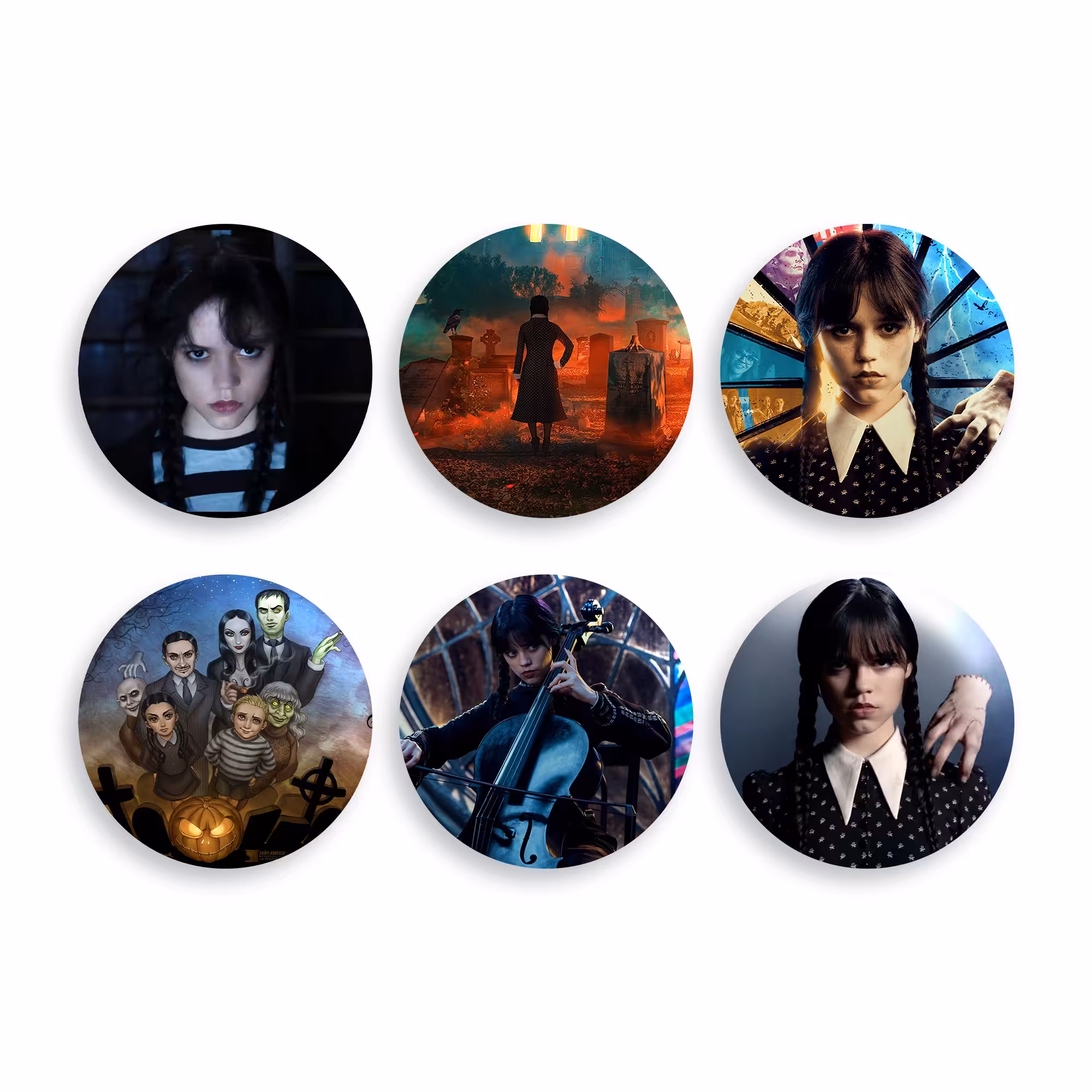 پیکسل ونزدی ( Wednesday ) کد W-101 مجموعه 6 عددی