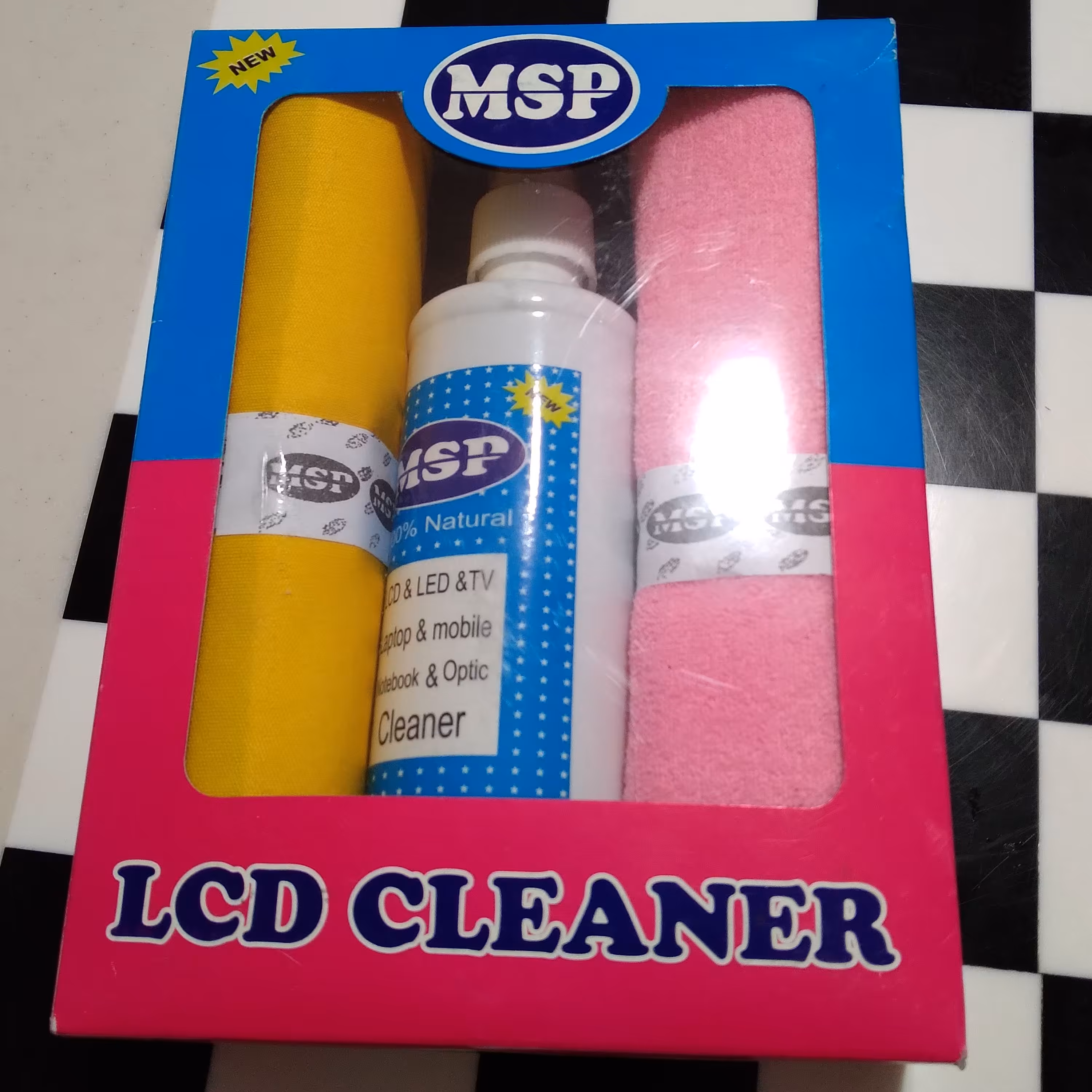 LcdوLEDپاک کن با دوعدد دستمال جادویی