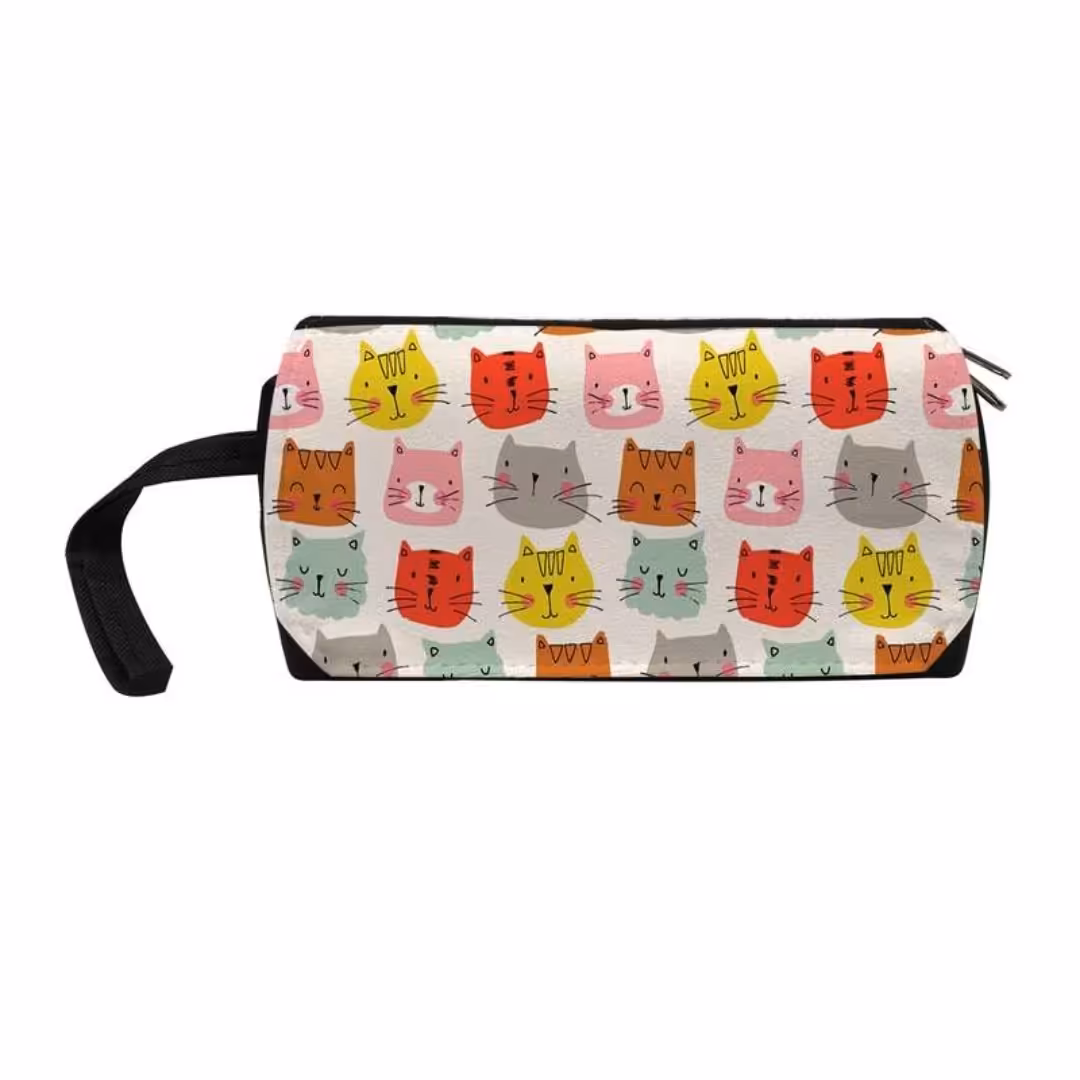 جامدادی طرح گربه ابعاد 220در140با قیمت مناسب و کیفیت عالی مناسب هدیه دادن و مدرسه و دانشگاه 