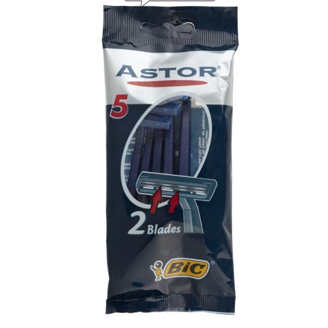 خودتراش بیک مدل ASTOR(پک 5عددی)