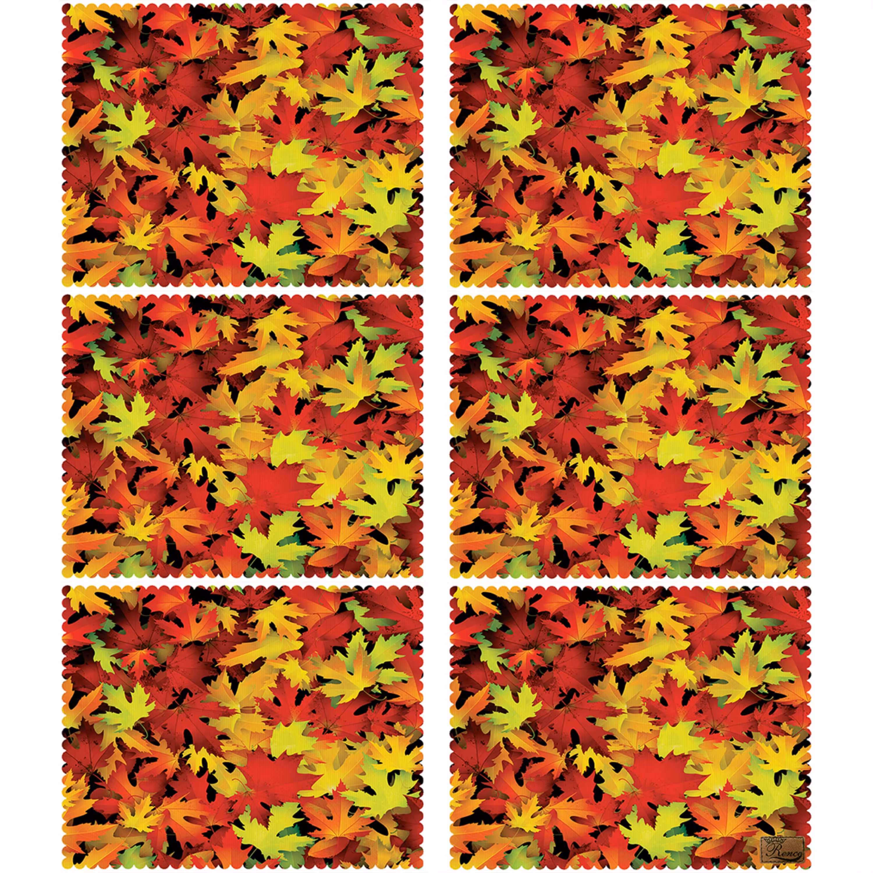 زیریشقابی مخمل رنس مدل U3-42093 سایز 40x35 سانتی متر