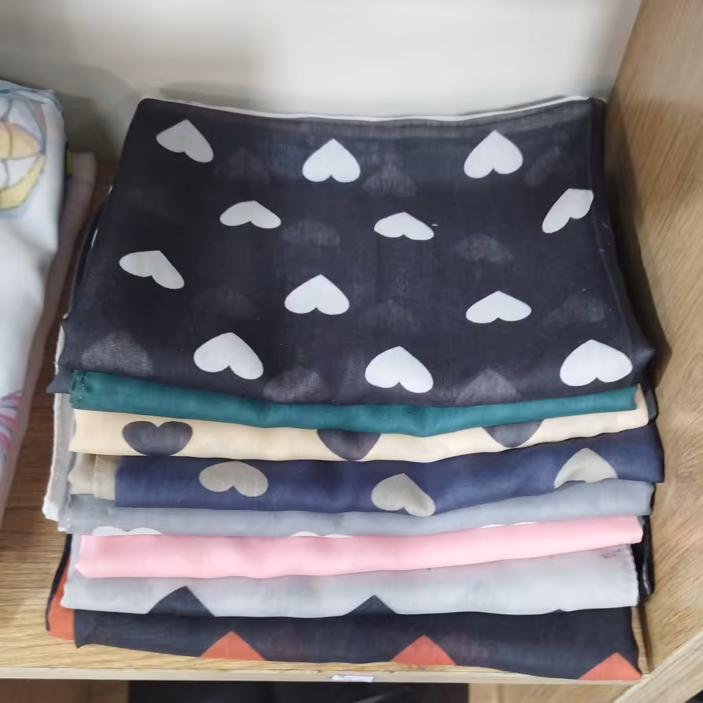 شال رنگی چاپی