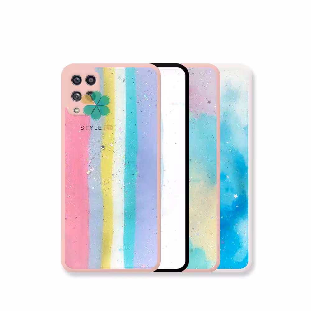 قاب رزینی گوشی سامسونگ Samsung Galaxy A12 مدل کالرپاپ