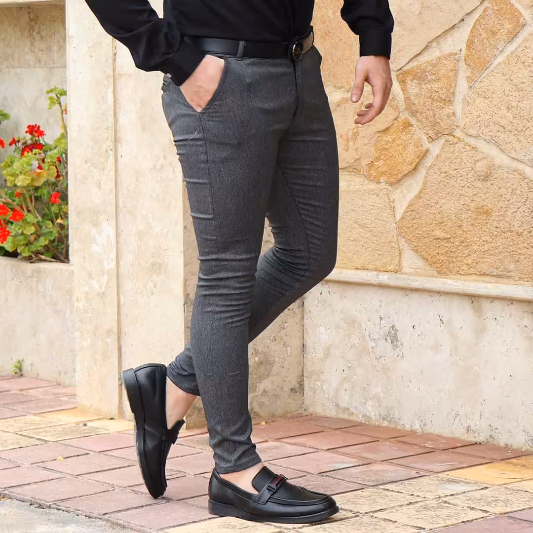 شلوار کتان (بنگال) نوک مدادی