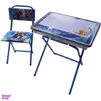 ست میز تحریر و صندلی سیوان مدل باکس دار طرح فروزن