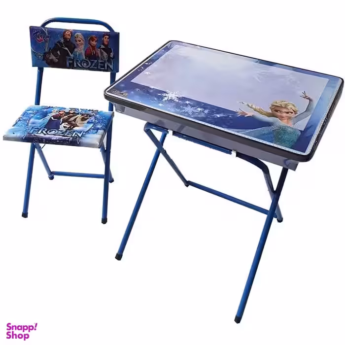 ست میز تحریر و صندلی سیوان مدل باکس دار طرح فروزن