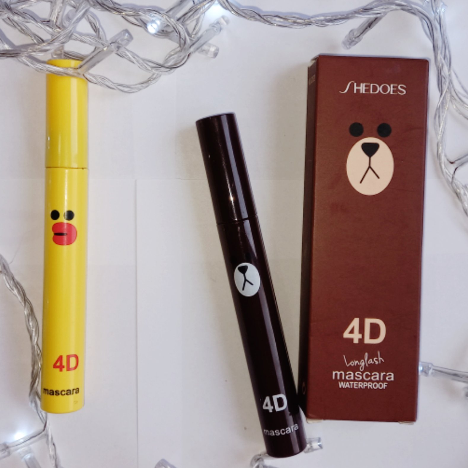 ریمل میشا طرح جوجه و خرس