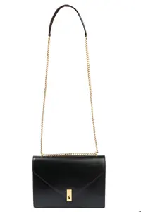 کیف شانه ای مشکی زنانه سیاه 428871210003 اورجینال Ralph Lauren