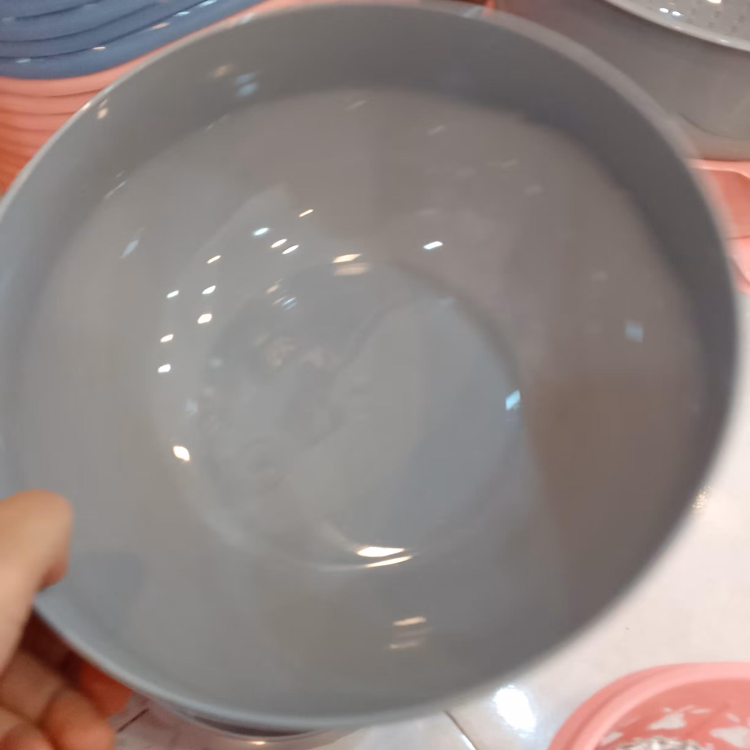 لگن آشپزخانه سایز نسبتا بزرگ