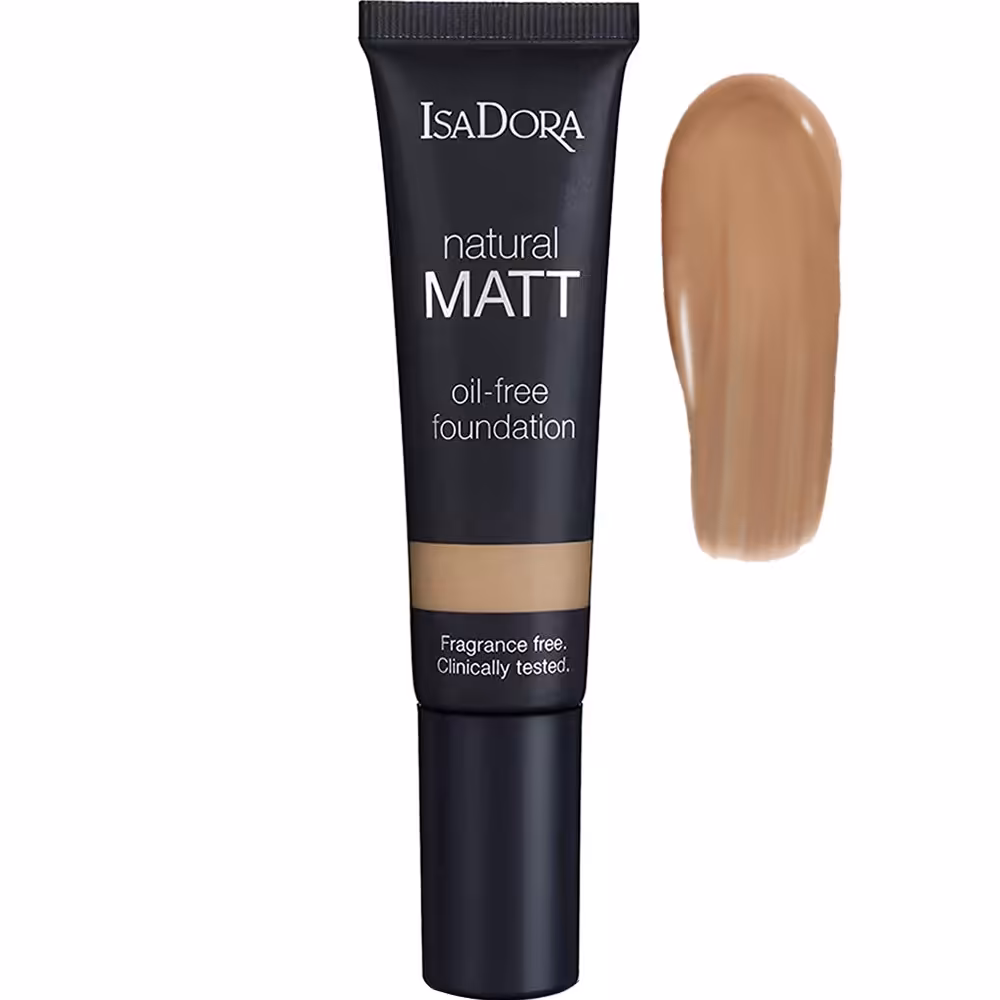 کرم پودر ایزادورا مدل Natural Matt مناسب انواع پوست شماره 18 (گارانتی اصالت)