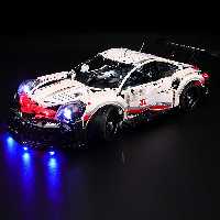 کیت نورپردازی LED  لگو کلکسیونی سری تکنیک 42096مدل واقعی ماشین پورشه  Porsche