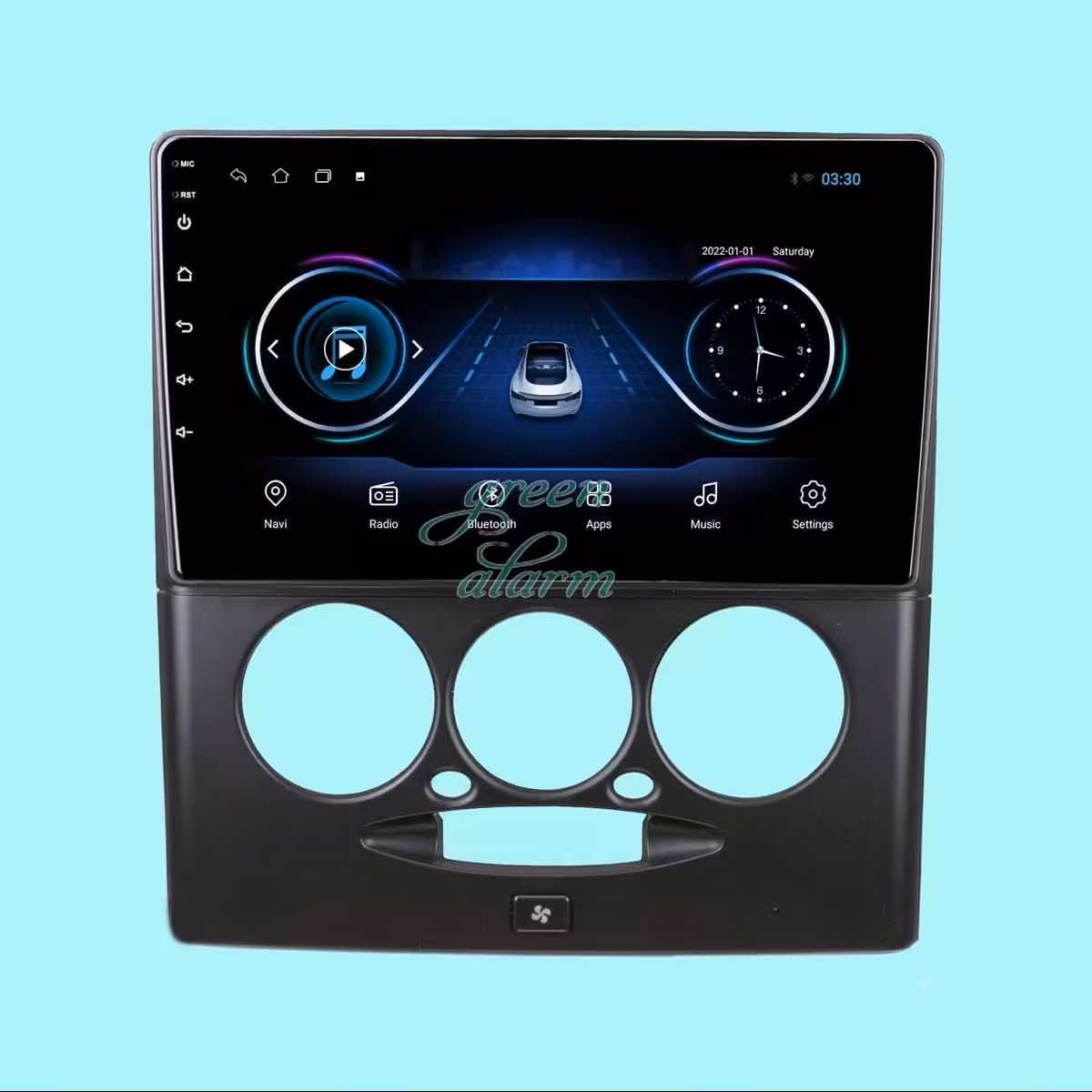 مانیتور تصویری خودرو -مولتی مدیا مدل TS7 مناسب برای خودرو پراید 131-132-151