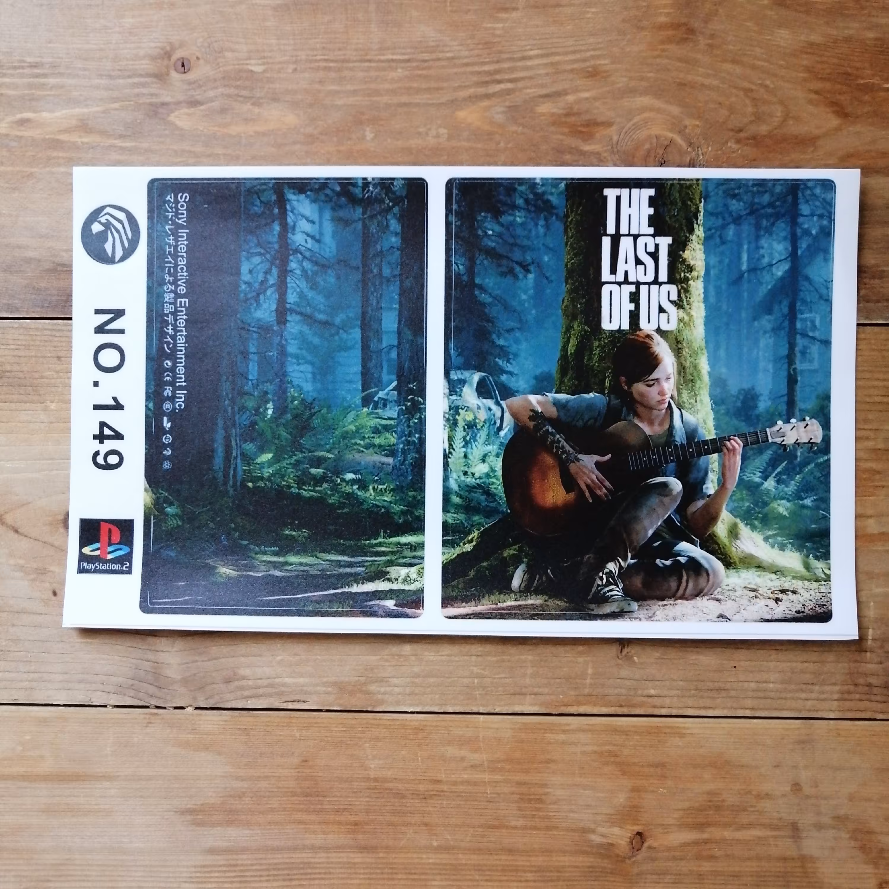 برچسب کنسول بازی پلی استیشن2 ps2 دلست آو آس the last of us 149 برای playstation2