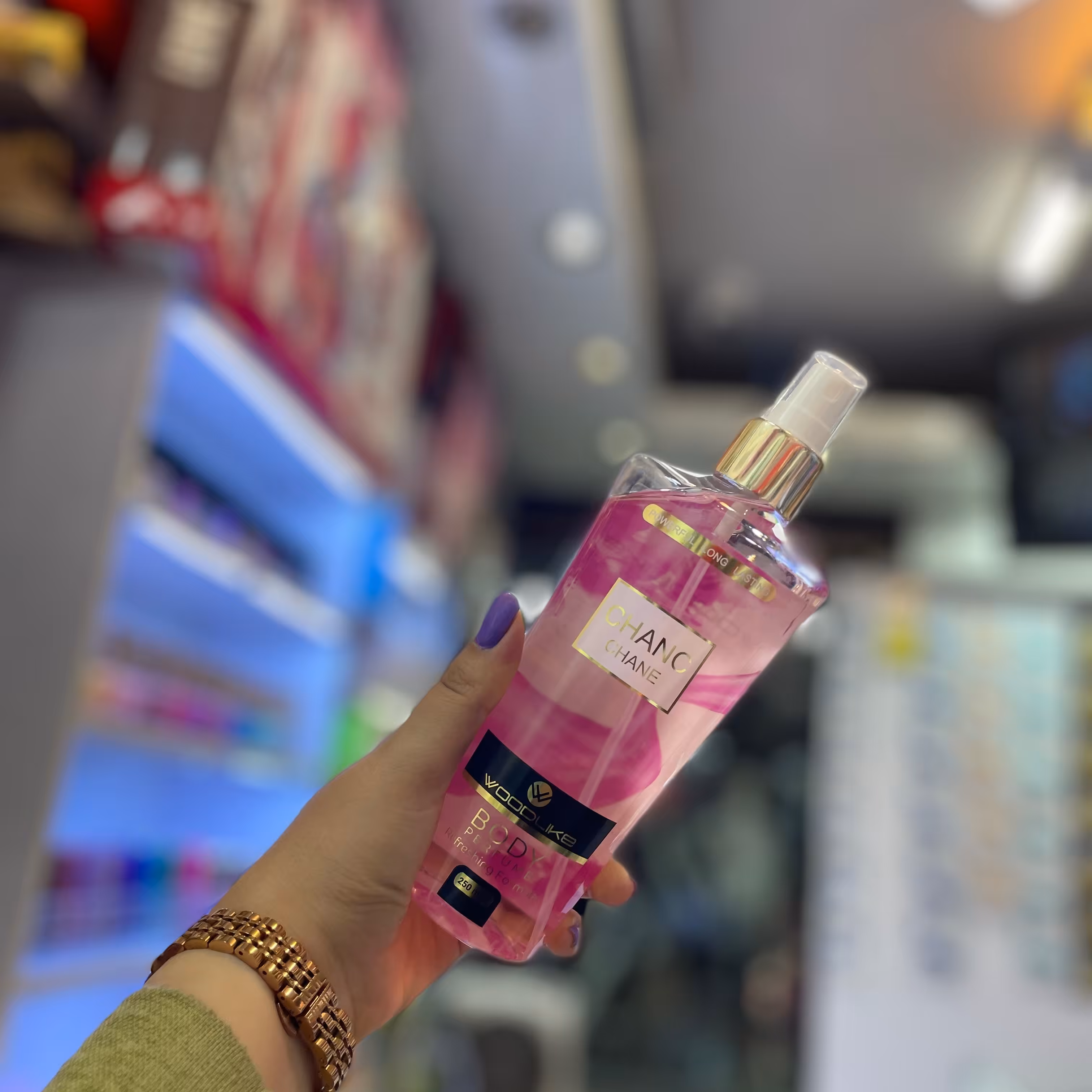 بادی اسپلش زنانه چنس چنل صورتی برند وودلایک سایز 250 میل