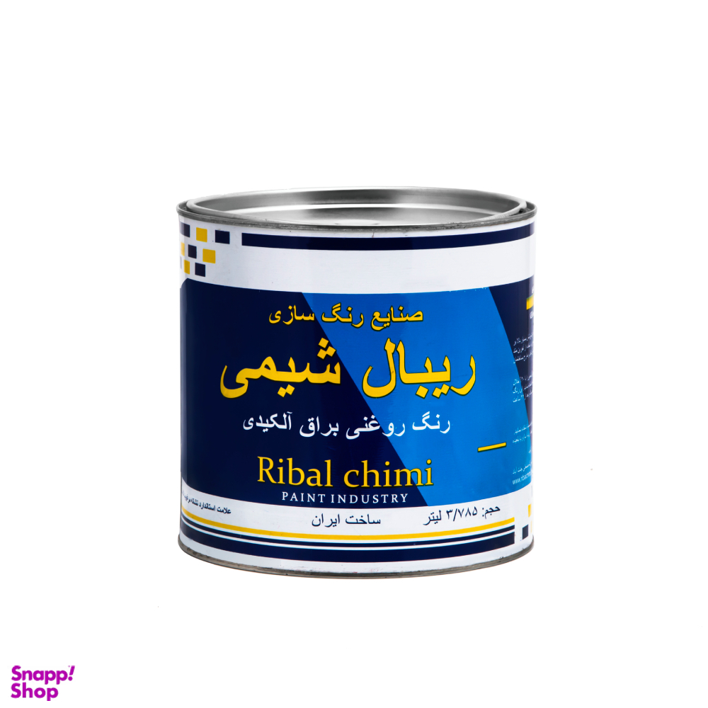 رنگ سفید روغنی براق ریبال شیمی کد 310 وزن 4 کیلوگرم