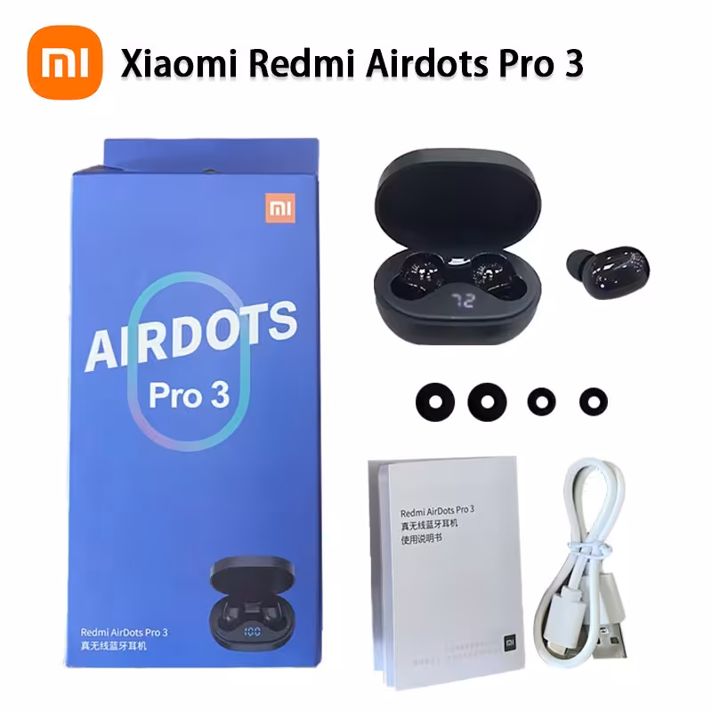 هندزفری بی سیم شیائومی  مدل AirDots Pro 3کیفیت فول ( ارسال رایگان + هدیه ) 

