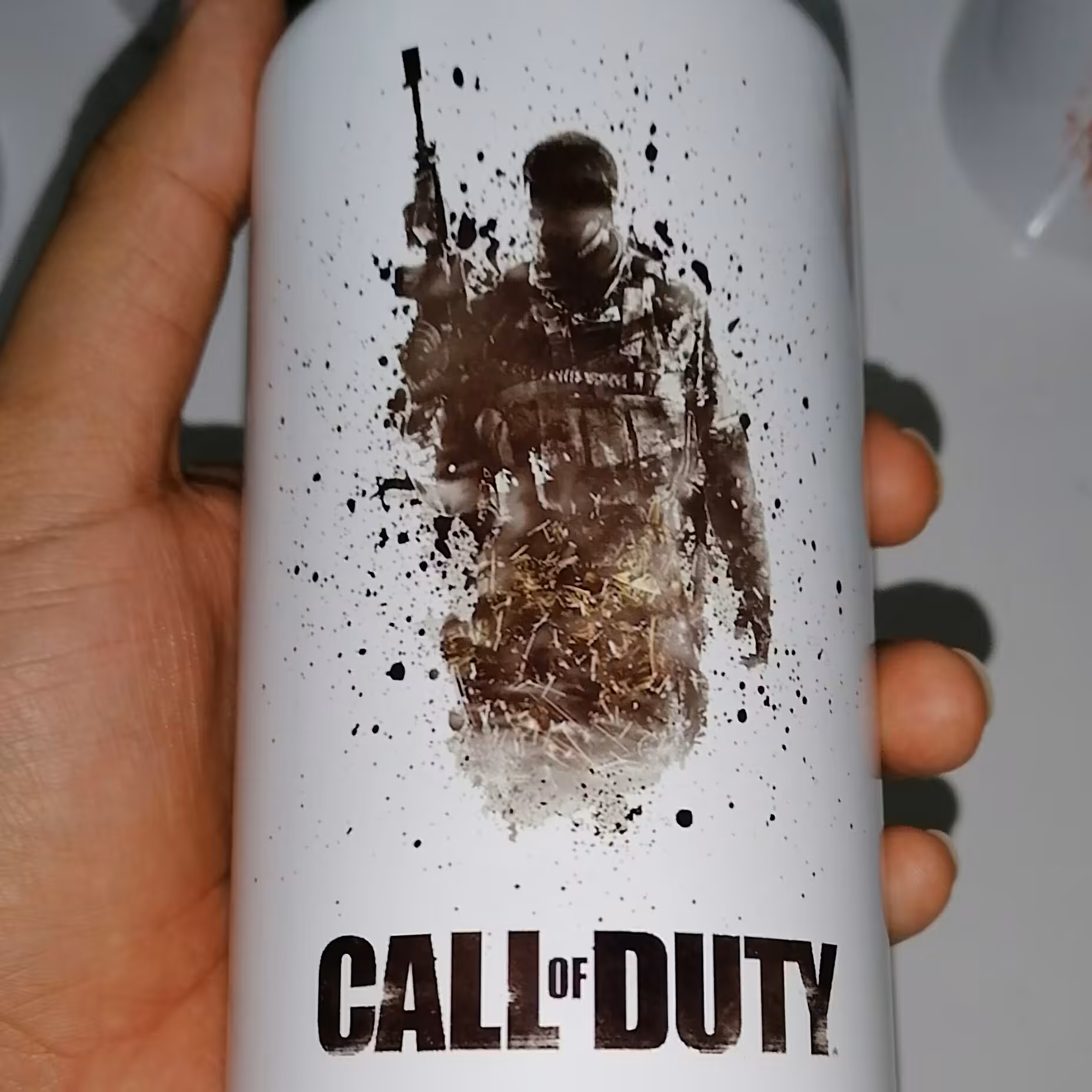 قمقمه گیمینگ کالاف دیوتی call of duty  ( گیمر . gamer . game )