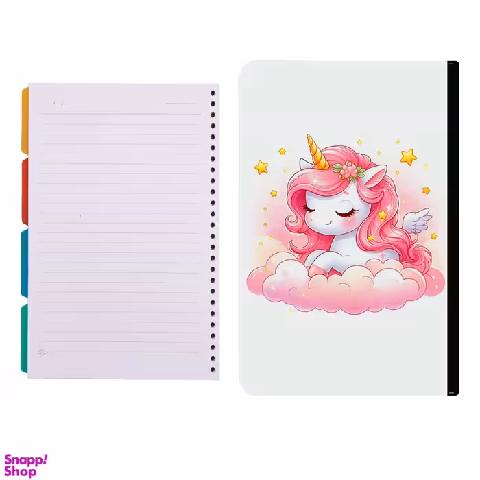 کلاسور طرح اسب تک شاخ کد 72 به همراه کاغذ کلاسور