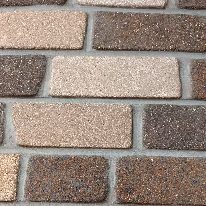 آجرنمانسوز آنتیک نسوز  رندوم نیمه رنگ های مشکی قهوه ای انگلیسی 