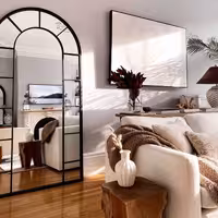 آینه قدی فلزی الف طرح پنجره ای 80-F-180