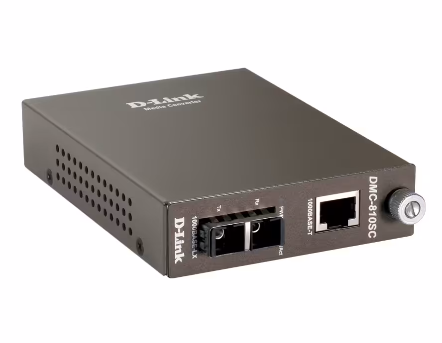 مبدل فیبر نوری به اترنت دی-لینک مدل DMC-810SC