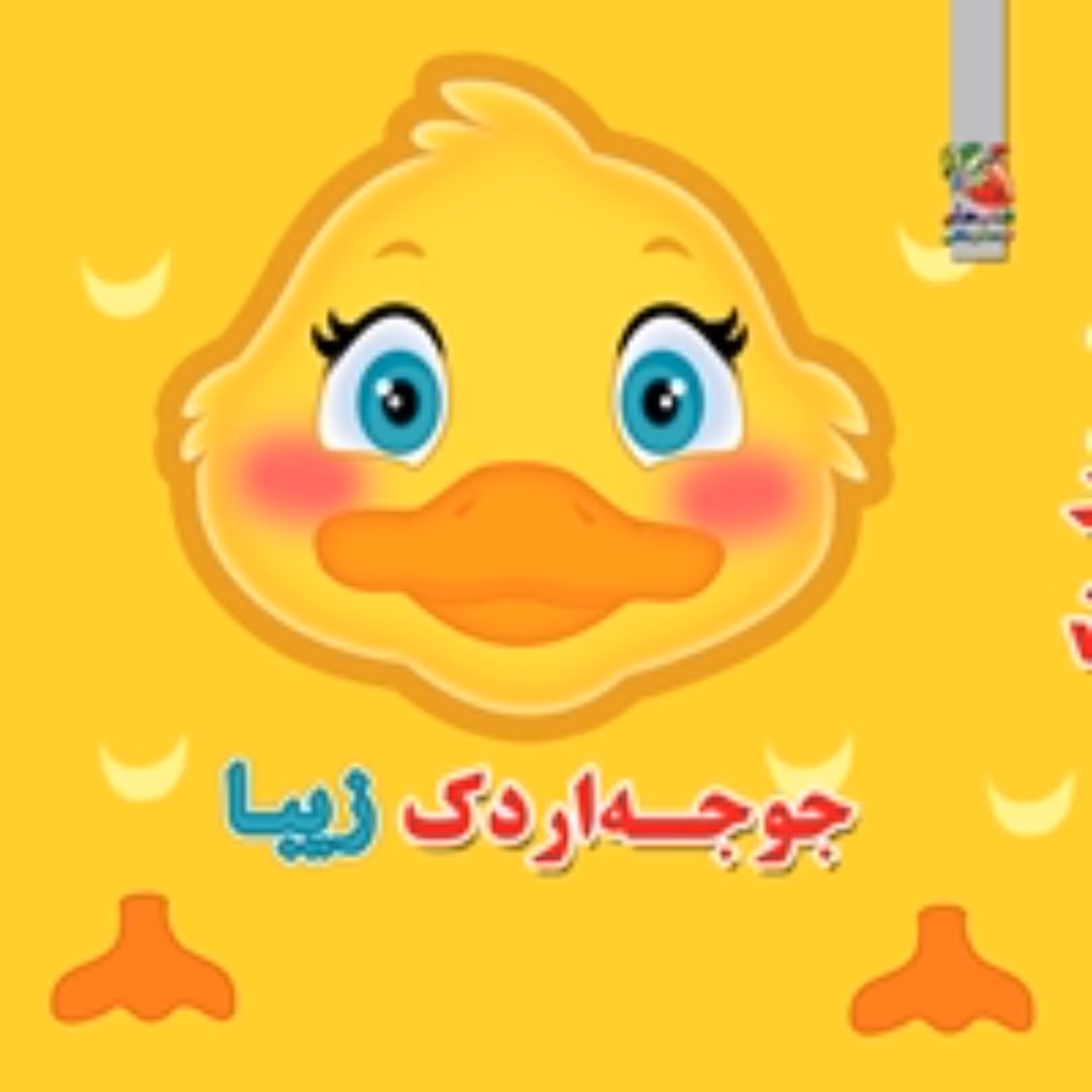 کتاب فومی چشمی جوجه اردک زیبا
