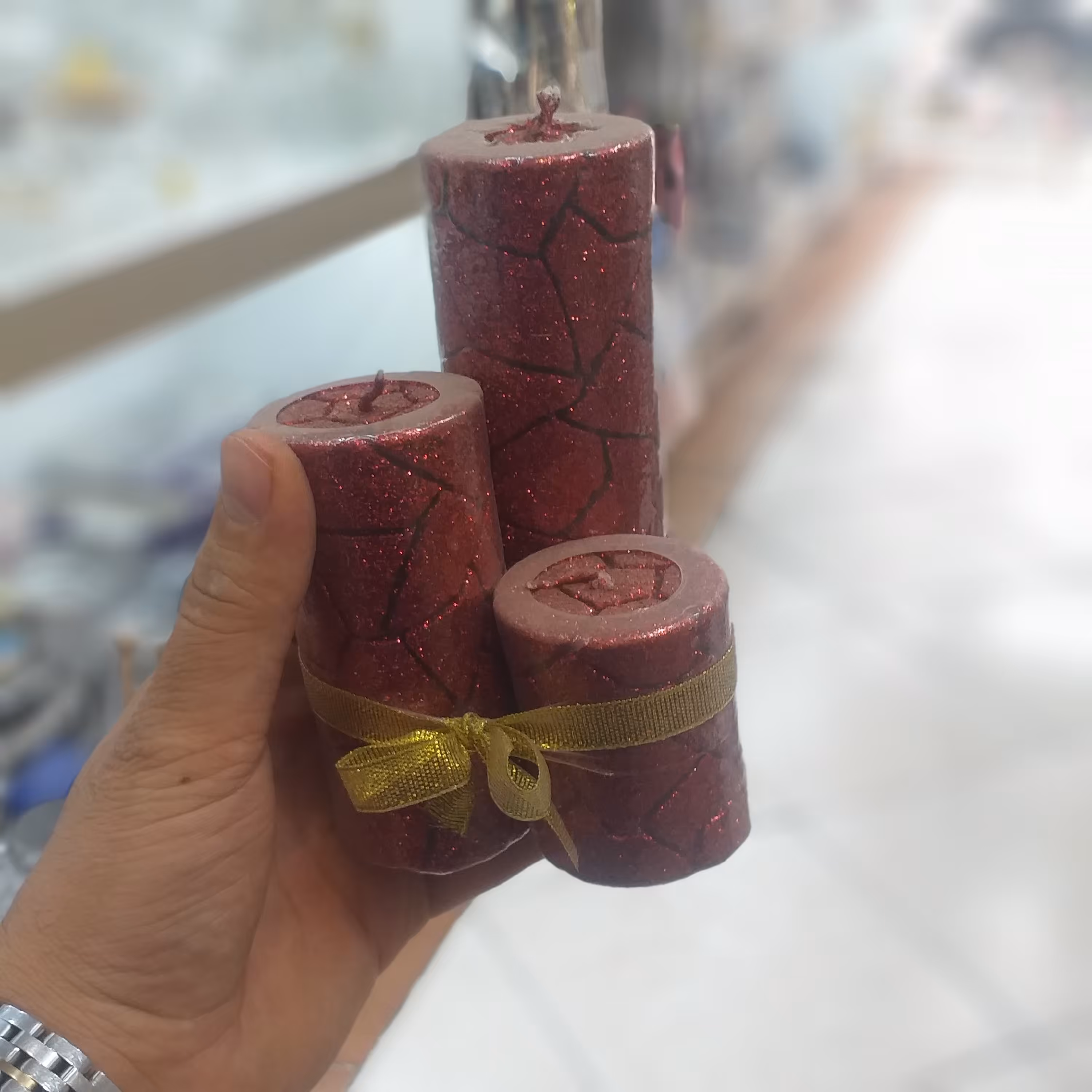 شمع سه عددی و سه سایز اکلیری