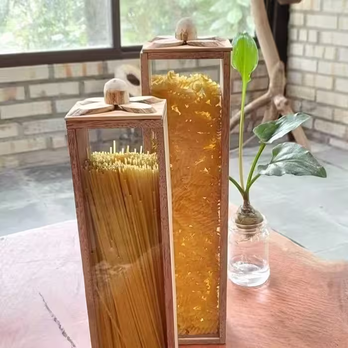 ظروف زیبای چوبی جای حبوبات
