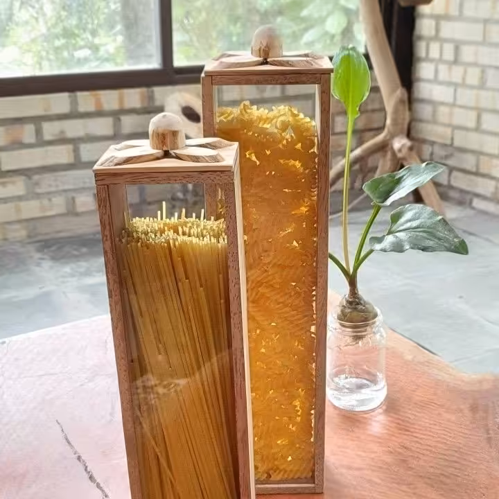 ظروف زیبای چوبی جای حبوبات