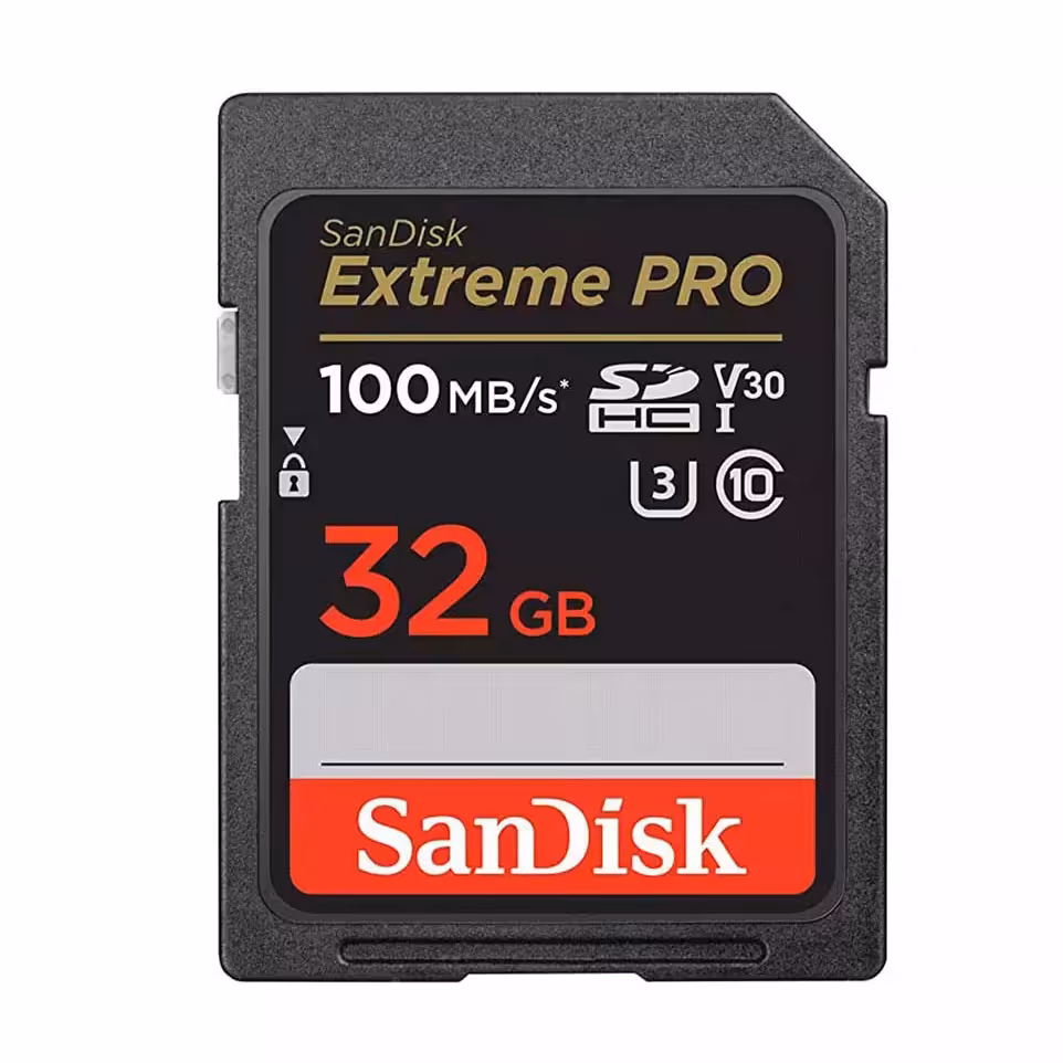 کارت حافظه SD 32GB سن دیسک مدل Extreme PRO 100MB/s ارجینال