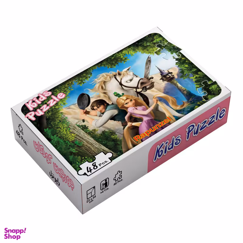 پازل 48 تکه مدل راپنزل