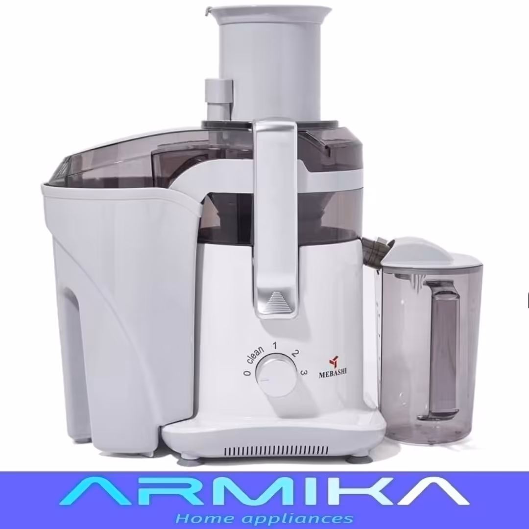 آبمیوه گیر برقی سفید و مشکی مباشی 800W ME-JC3004PW

