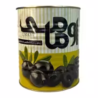 زیتون سیاه کله قوطی 3 کیلو اومامی