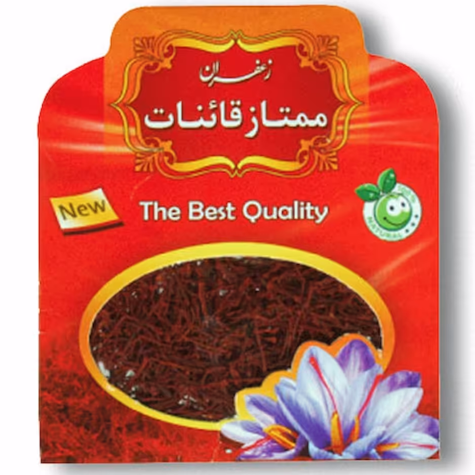 زعفران سرگل ممتاز درجه دو قائنات وزن یک مثقال