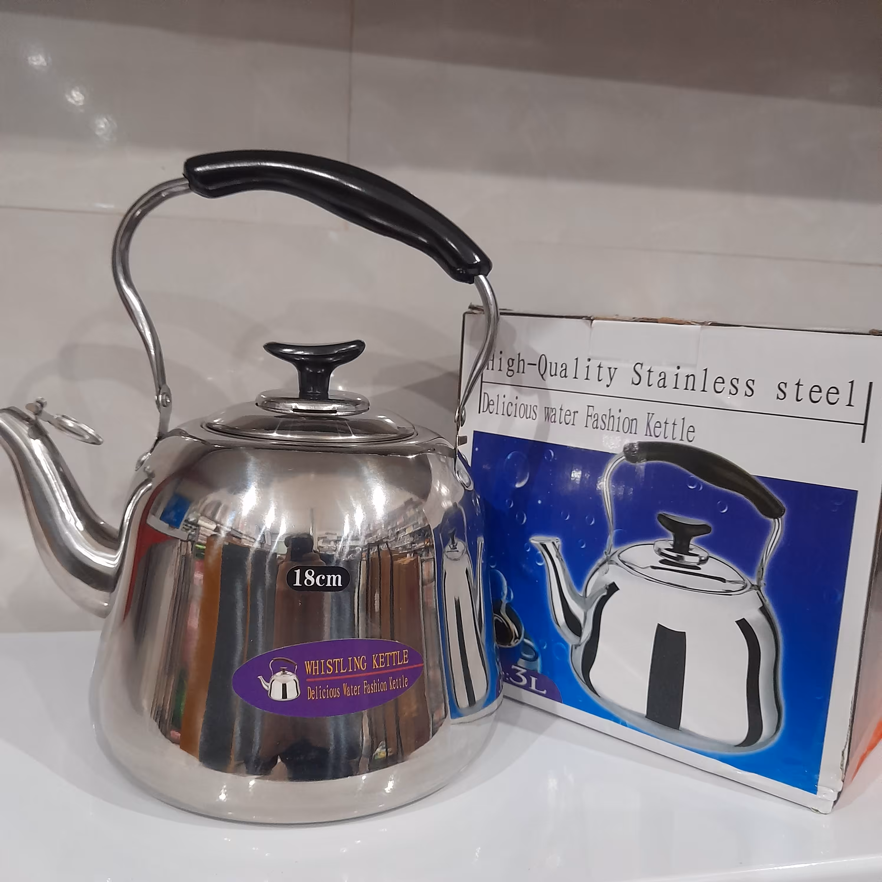 قوری 2.5 لیتری ، استیل خارجی 