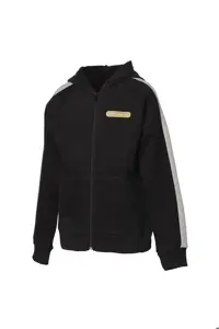 سویشرت مشکی دخترانه و پسرانه بچگانه HOODIE زیپی ETHAN KIDS اورجینال hummel
