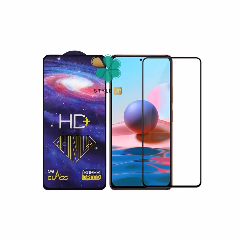 گلس فول گوشی شیائومی Xiaomi Redmi Note 10 مدل HD Plus