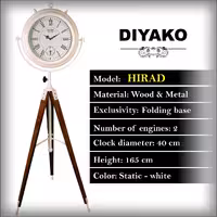 ساعت سه پایه دیاکو هیراد سفید