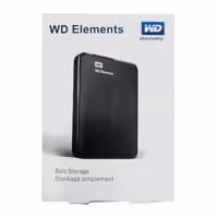  هارد اکسترنال 750 گیگابایت USB 3.0 مارک WD مدل Elements با گارانتی