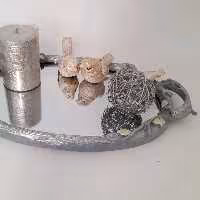 سینی با کف آینه ای