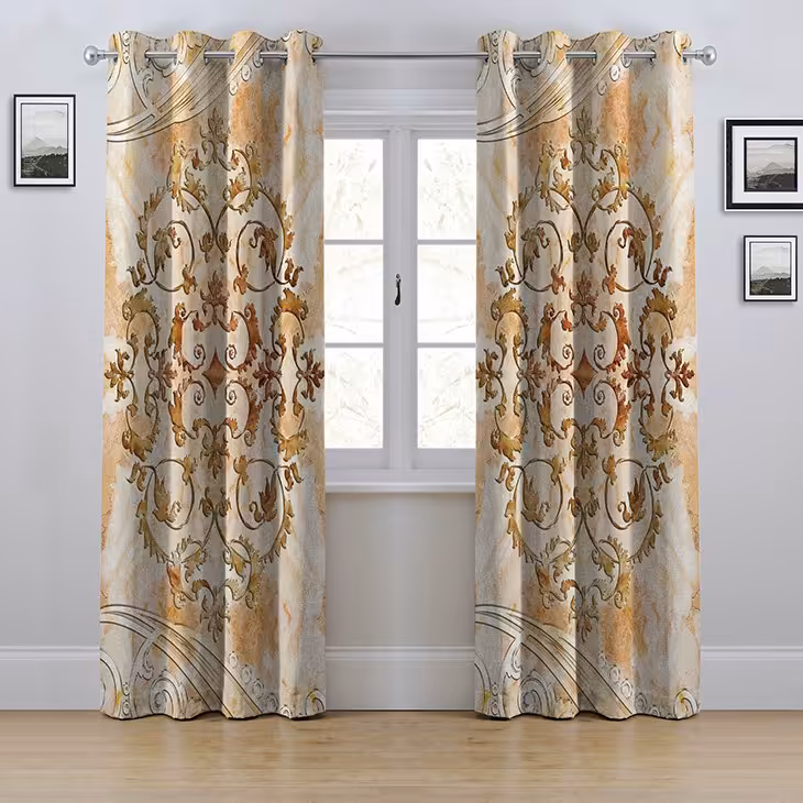 پرده پانچی مدل سنتی ابعاد ارتفاع280در عرض145